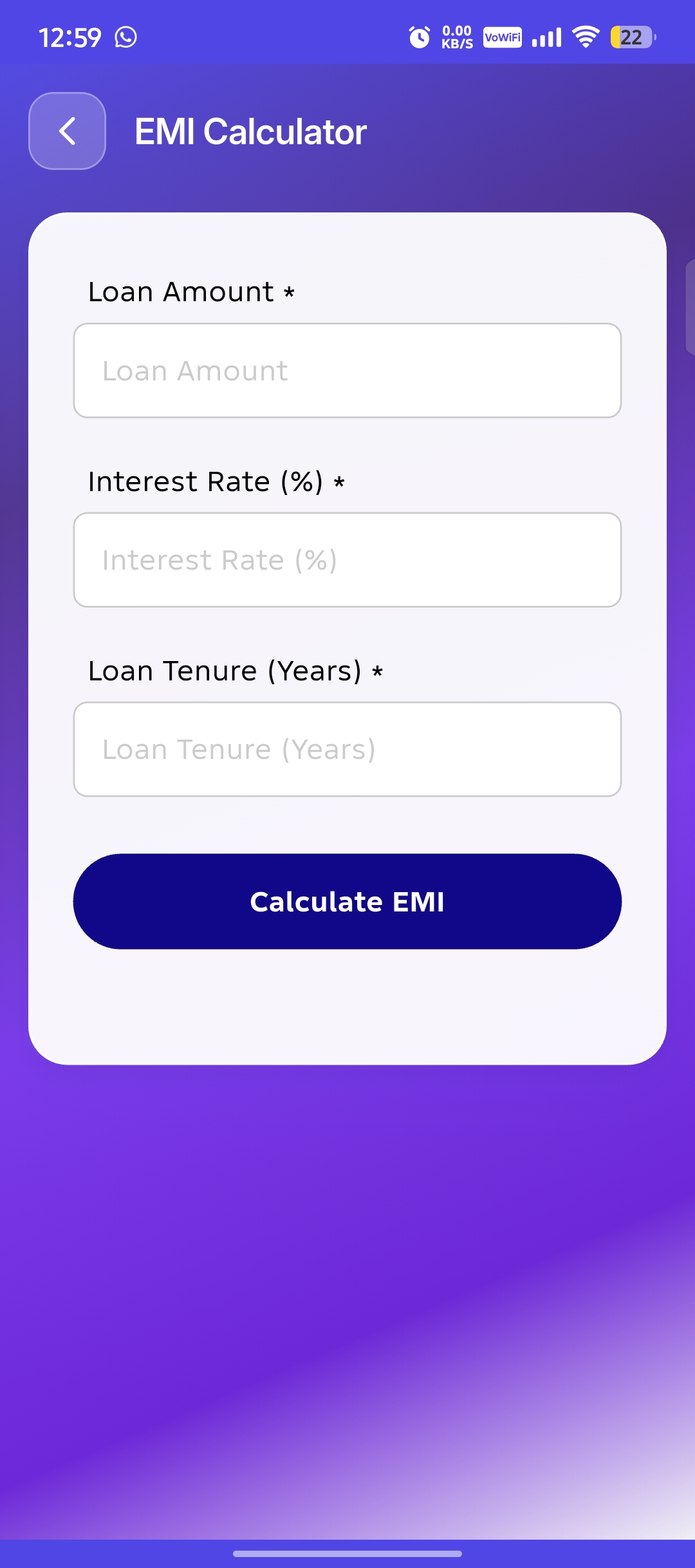 EMI Calculator