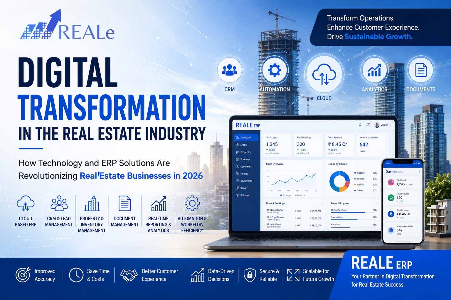 Complete Real Estate Management with REALe ERP