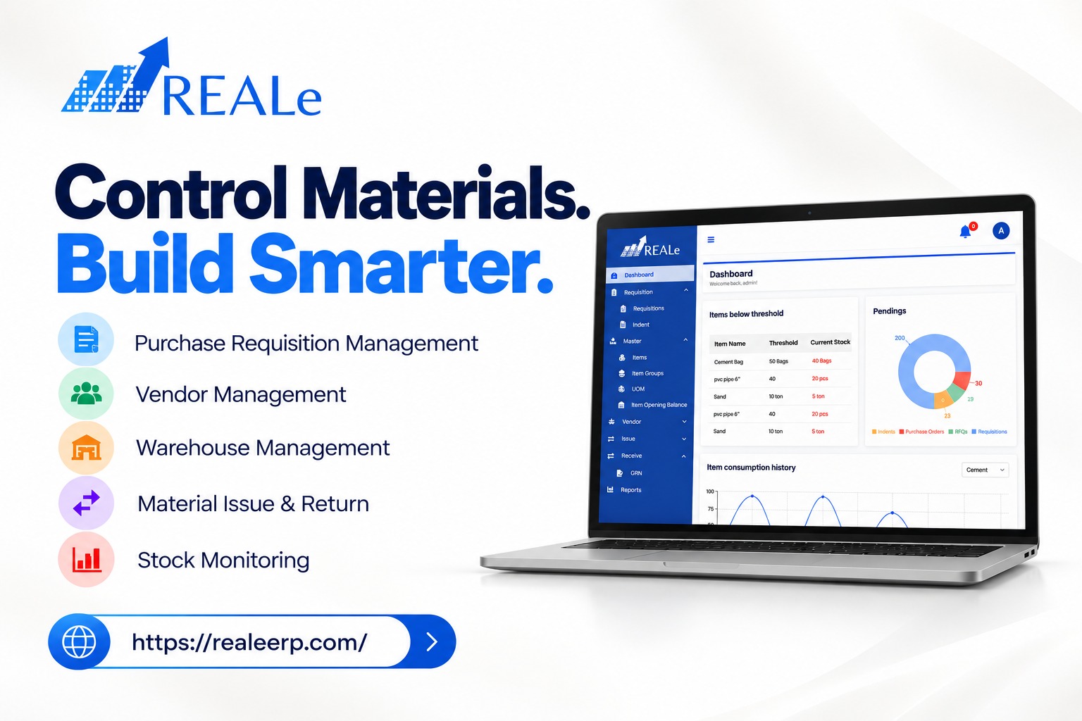 How REALe ERP Building Material Management Software Helps Real Estate Builders